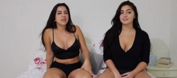 Lena Nersesian e sua amiga Emily (Foto: Captura de vídeo) Lena Nersesian e sua amiga Emily (Foto: Captura de vídeo)