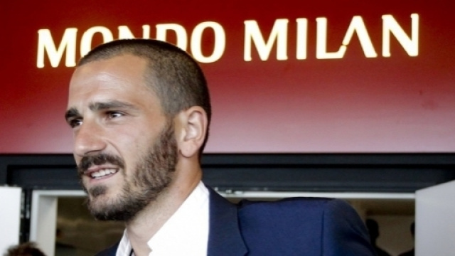 Leonardo Bonucci, il fiore all'occhiello della monumentale campagna acquisti del Mian (ph. acmilan.com)