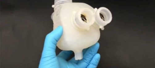 Cuore artificiale pulsante stampato in 3D dagli scienziati di ETH