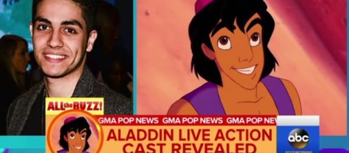 Mena Massoud is the new "Aladdin" in the upcoming Disney live-action remake. Image via YouTube/Good Morning America