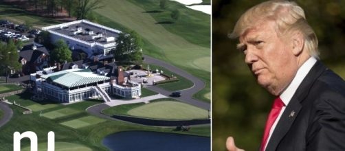 The Trump National Golf Club in Bedminster where the president's family met, minus Donald Jr. (Image - NJ.com, YouTube)