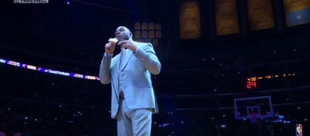 Los Angeles Lakers President of Basketball Operations Magic Johnson. Photo - YouTube Screenshot/@NBA Los Angeles Lakers President of Basketball Operations Magic Johnson. Photo - YouTube Screenshot/@NBA