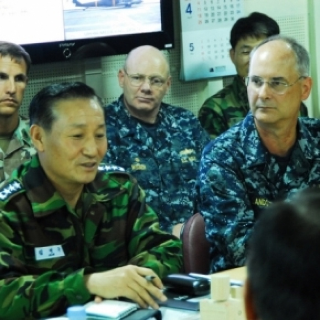 U.S. and South Korean military, 2010. / [Image by Lt. Cmdr. Denver Applehans, Expert Infantry via Flickr, CC BY 2.0]