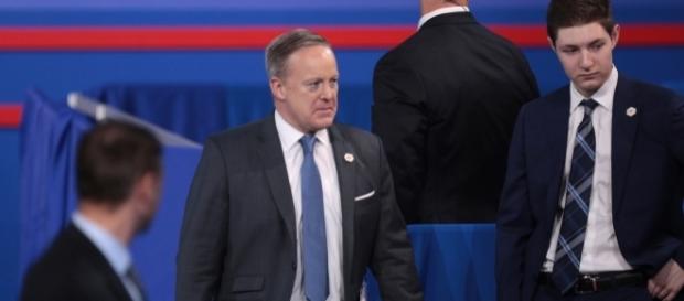 Sean Spicer held his first press briefing in three weeks to address the issue of Russia meeting. (Flickr/Gage Skidmore) Sean Spicer held his first press briefing in three weeks to address the issue of Russia meeting. (Flickr/Gage Skidmore)