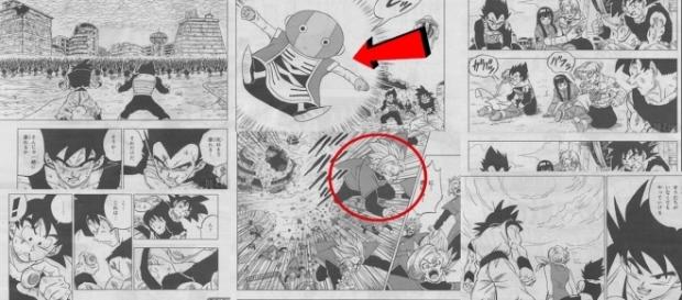 Zeno desaparece a Zamasu en el manga 26. Zeno desaparece a Zamasu en el manga 26.