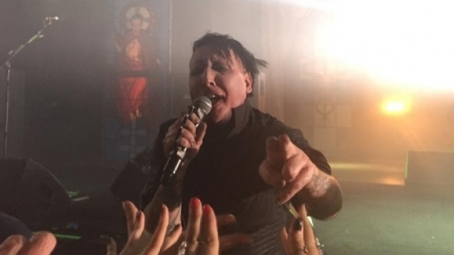 Marilyn Manson a Milano nel 2015 (Foto Marilyn Manson Italia)