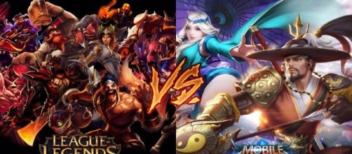 League of Legends and Mobile Legends side by side/ photo via vulcanpost