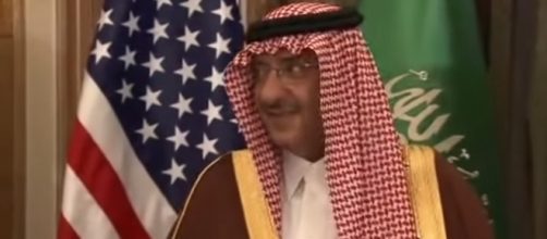 Mohammed bin Nayef (MbN) meeting with Trump, May 20. / [Screenshot from Washington Post via YouTube:https://youtu.be/gatyuVWL9pg]