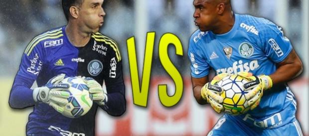 Fernando Prass e Jailson disputam a posição de titular no Palmeiras Fernando Prass e Jailson disputam a posição de titular no Palmeiras