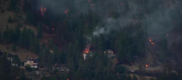 In British Columbia, wildfires caused 39,000 people to leave their houses/ Image Credit :YouTube/CBS News In British Columbia, wildfires caused 39,000 people to leave their houses/ Image Credit :YouTube/CBS News