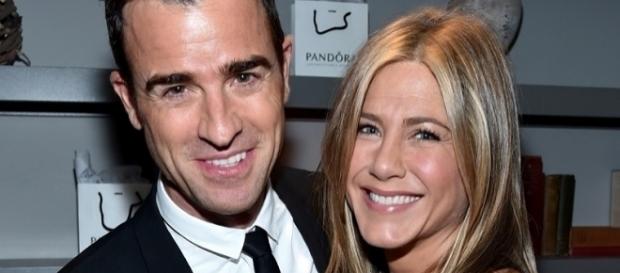 Justin Theroux com a esposa Jennifer Aniston (Foto: Getty) Justin Theroux com a esposa Jennifer Aniston (Foto: Getty)