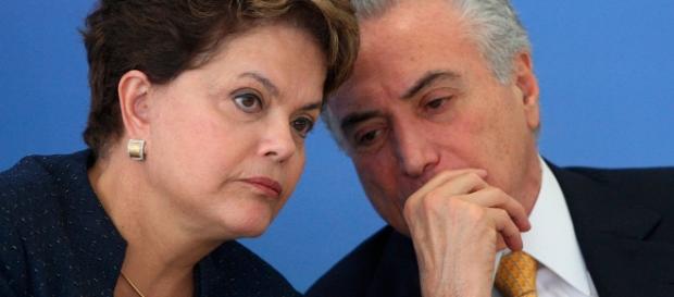 Michel Temer e Dilma, antiga aliada (Foto: Reprodução) Michel Temer e Dilma, antiga aliada (Foto: Reprodução)