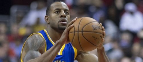 Andre Iguodala of Golden State Warriors by author Keith Allison via Wikimedia Commons