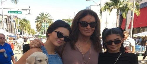 Kendall and Kylie Jenner with their father Caitlyn Jenner (Bruce Jenner) / Photo via Caitlyn Jenner , Instagram