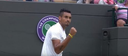 Nick Kyrgios during Wimbledon 2016. Photo - YouTube Screenshot/@Wimbledon