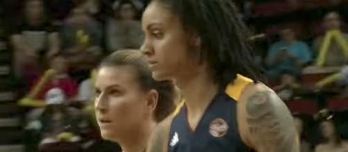 Candice Dupree and the Indiana Fever look to avenge their recent loss to the Stars on Thursday night. [Image via WNBA/YouTube]