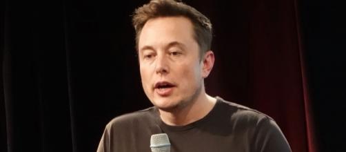 Elon Musk during a Tesla Annual Shareholders' Meeting (Wikimedia Commons).