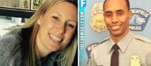 Justine Damond and officer Mohamed Noor in two separate, undated photos - Flickr/adr1682305408 Thanh