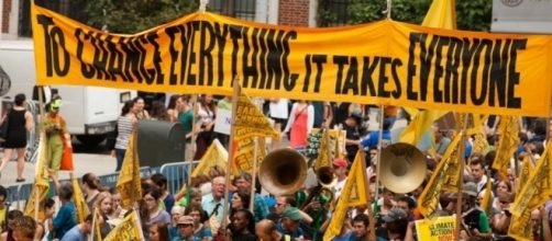 The People's Climate March brought climate change to the forefront of politics. Photo from South Bend Voice via Wikipedia Commons.