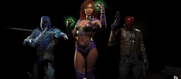 A Starfire gameplay trailer for "Injustice 2" sounds plausible at SDCC this week while Black Manta is leaked again. PlayStation/YouTube A Starfire gameplay trailer for "Injustice 2" sounds plausible at SDCC this week while Black Manta is leaked again. PlayStation/YouTube