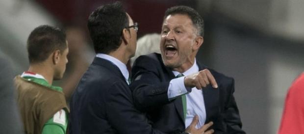 Juan Carlos Osorio enojado en un partido Juan Carlos Osorio enojado en un partido