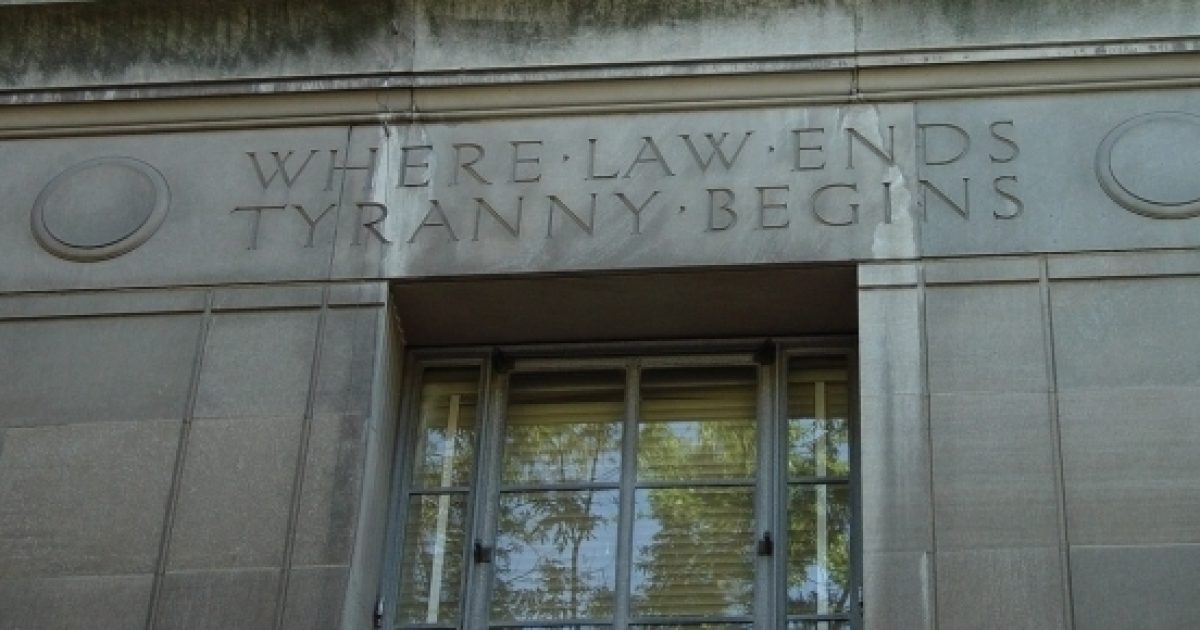 'Law and order' president defies law and order