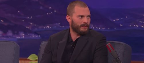 Jamie Dornan talks about his fears for portraying his iconic 'Fifty Shades' character. (Image YouTube - Team Coco)