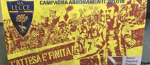 Marco Mancosu, scelto come testimonial di questa campagna abbonamenti US Lecce 2017-2018 - fonte sololecce.it