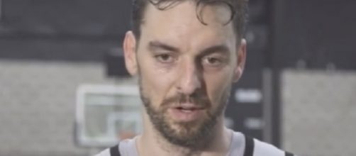 Veteran center Pau Gasol signed a three-year deal with the Spurs -- GOAT of NBA via YouTube
