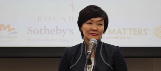 Akie Abe, the Japanese first lady, speaks fluent English. Image credit - Roundtable Global/YouTube. Akie Abe, the Japanese first lady, speaks fluent English. Image credit - Roundtable Global/YouTube.