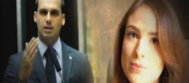 Suposta ex-namorada de Eduardo Bolsonaro faz acusações Suposta ex-namorada de Eduardo Bolsonaro faz acusações