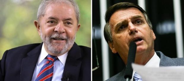 Lula e Bolsonaro em montagem feita pelo jornal O Globo Lula e Bolsonaro em montagem feita pelo jornal O Globo