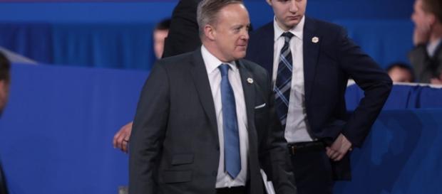 Sean Spicer courtesy of Flickr. Sean Spicer courtesy of Flickr.