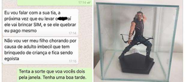 Uma simples visita acabou se transformando em uma briga Uma simples visita acabou se transformando em uma briga