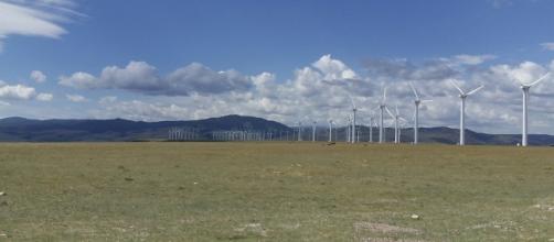 Wind turbine farm - Image OLC Fiber | Fickr