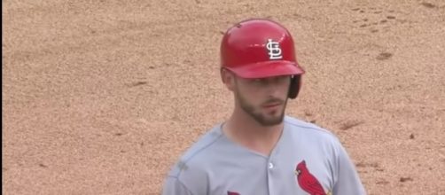 Paul DeJong's double helped bust open the game for the St. Louis Cardinals in an 11-4 win on Friday. [Image via MLB/YouTube]