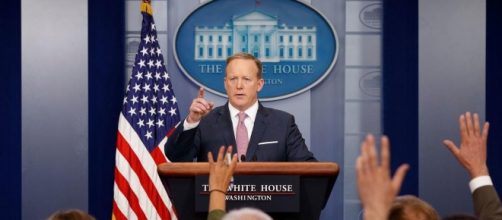 Sean Spicer out as White House press secretary - LA Times (Creative Commons - BlastingNews Library)