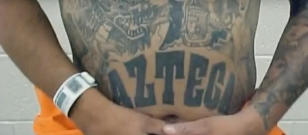 Barrio Azteca Gang tatoos Image via Top 100 Vids/YouTube screencap https://www.youtube.com/watch?v=_Sitpfstb6M Barrio Azteca Gang tatoos Image via Top 100 Vids/YouTube screencap https://www.youtube.com/watch?v=_Sitpfstb6M
