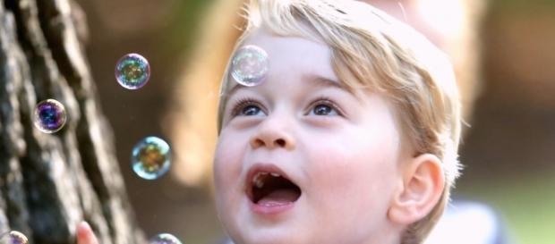 Prince George celebrates his fourth birthday. Photo via USA Today/YouTube Prince George celebrates his fourth birthday. Photo via USA Today/YouTube