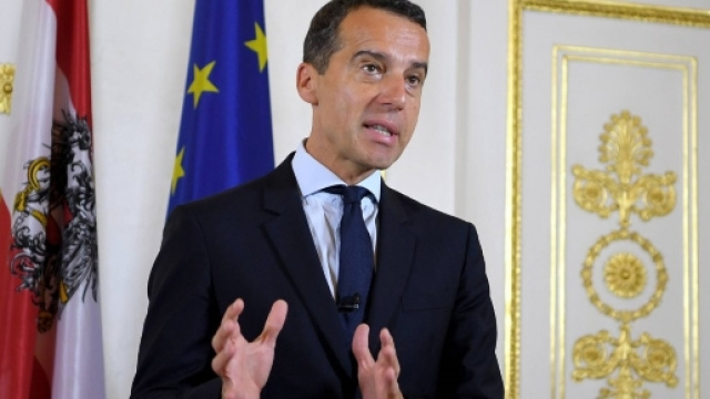 Cancelliere Christian Kern durante una conferenza stampa del Consiglio dei Ministri del 6 settembre 2016, a Vienna.(Foto: SN/APA/ROLAND SCHLAGER)