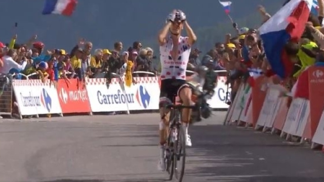 Warren Barguil, la vittoria sull'Izoard