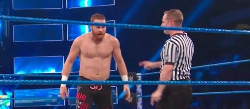WWE 'Battleground' 2017 will feature Sami Zayn in action against Mike Kanellis. [Image via WWE/YouTube]