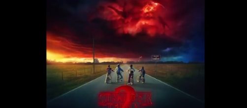 poster for season 2 of "Stranger Things" (via YouTube - Series Trailer MP)