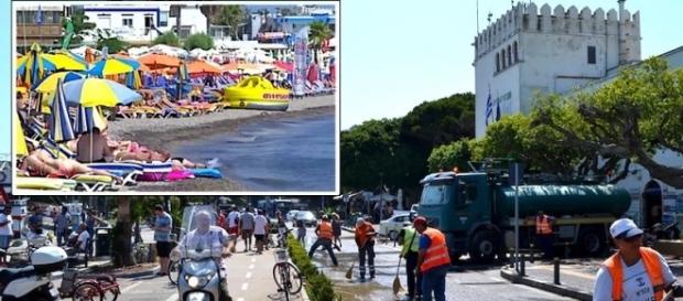 A vida retorna à normalidade depois do terremoto que matou 2 pessoas na ilha grega de Kos A vida retorna à normalidade depois do terremoto que matou 2 pessoas na ilha grega de Kos