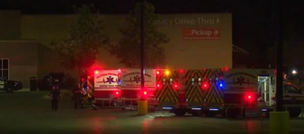 Dozens of people found in semi trailer at SW-side Walmart/ Photo via YouTube/ KENS 5 Dozens of people found in semi trailer at SW-side Walmart/ Photo via YouTube/ KENS 5