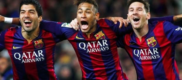 ofensiva letal del Barcelona F.C.,Messi, Neymar, Suárez ofensiva letal del Barcelona F.C.,Messi, Neymar, Suárez