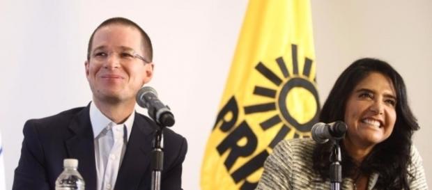 Ricardo Anaya, Presidente del PAN. Alejandra Barrales, presidente del PRD. Ricardo Anaya, Presidente del PAN. Alejandra Barrales, presidente del PRD.