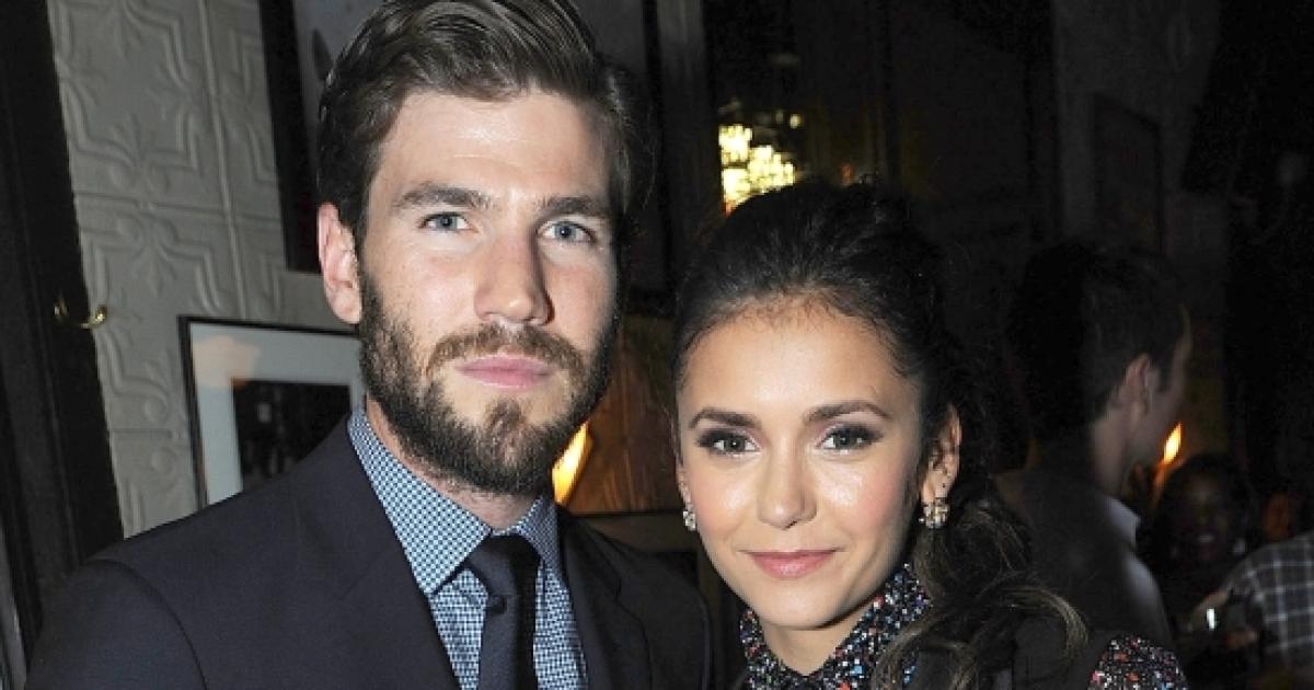 How did Nina Dobrev and Glen Powell begin dating?