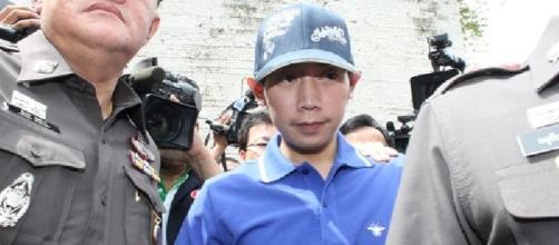 El heredero de Red Bull en Tailandia al ser arrestado en 2012