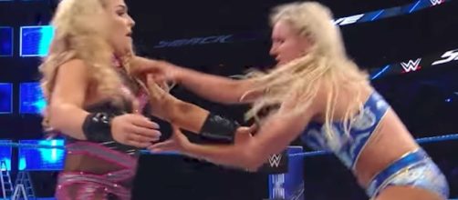 Natalya defeated Charlotte to become new No. 1 contender for the 'SmackDown' women's title at 'SummerSlam.' [Image via WWE/YouTube]